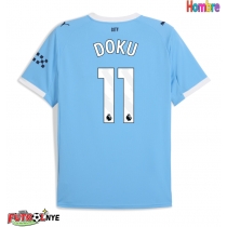 Camiseta Manchester City Jeremy Doku #11 Primera Equipación 2025-26 manga corta